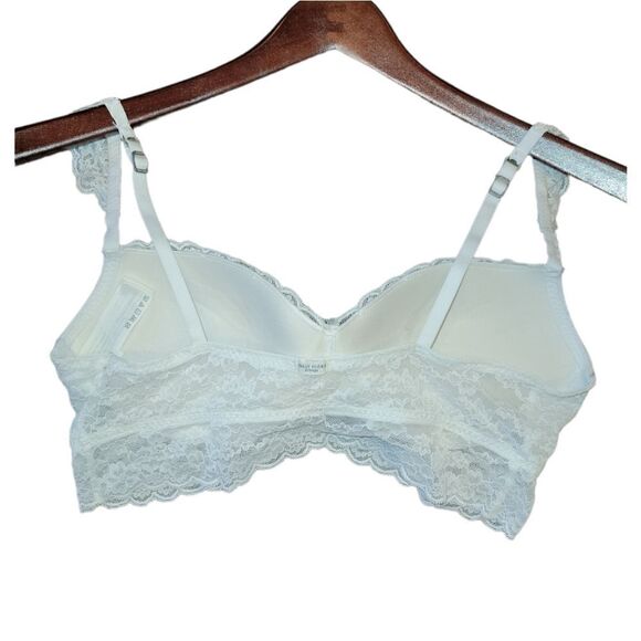 Gilly Hicks Hollister Sydney White Lace Bralette L - Picture 4 of 9